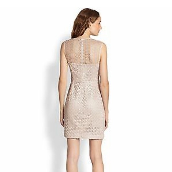 Diane von Furstenberg DVF Kinchu Lace Sheath Dress - Size 4 - Picture 2 of 13